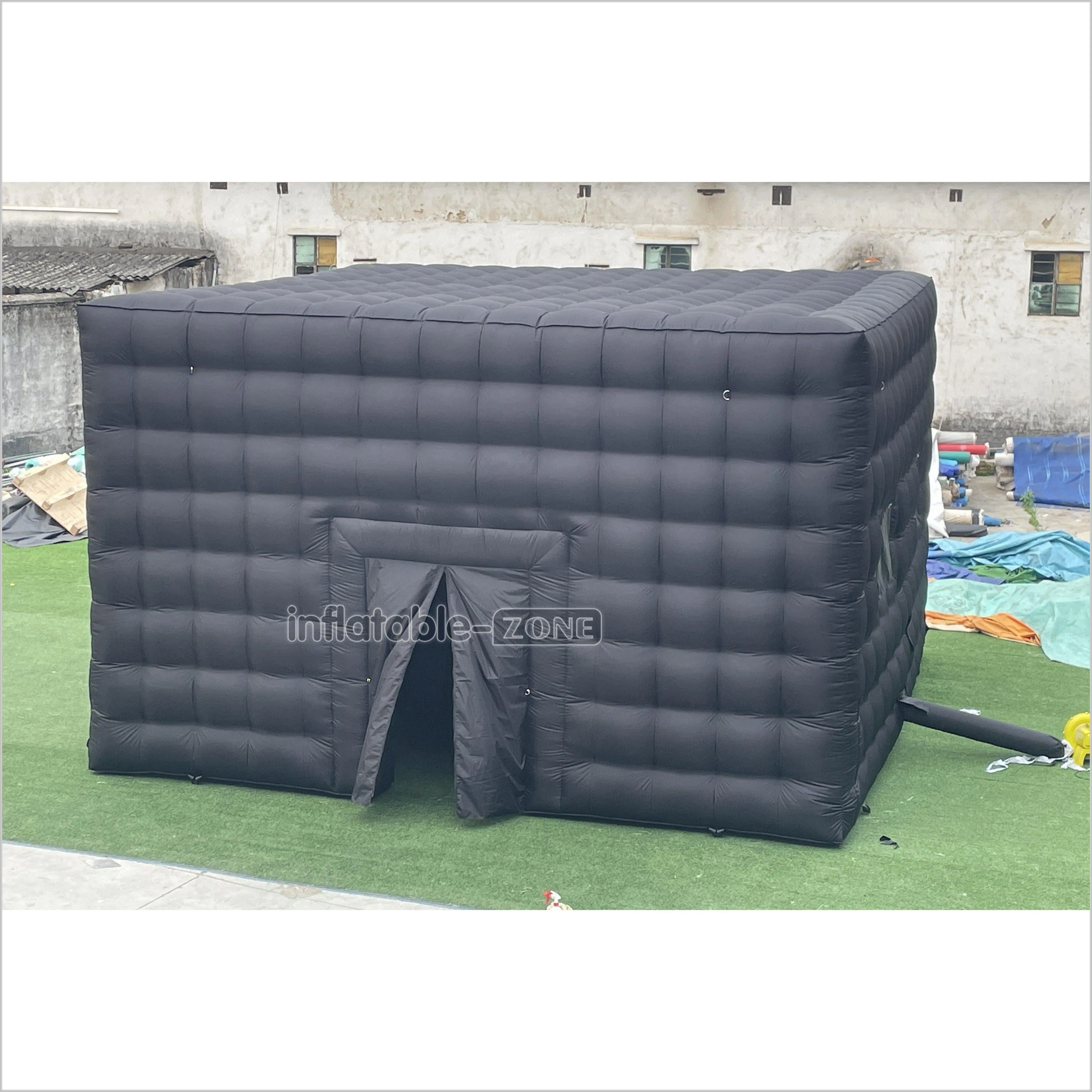 Outdoor Advertising Black Large Inflatable Camping Tent Inflatable Nightclub House Disco Tent For Party Event