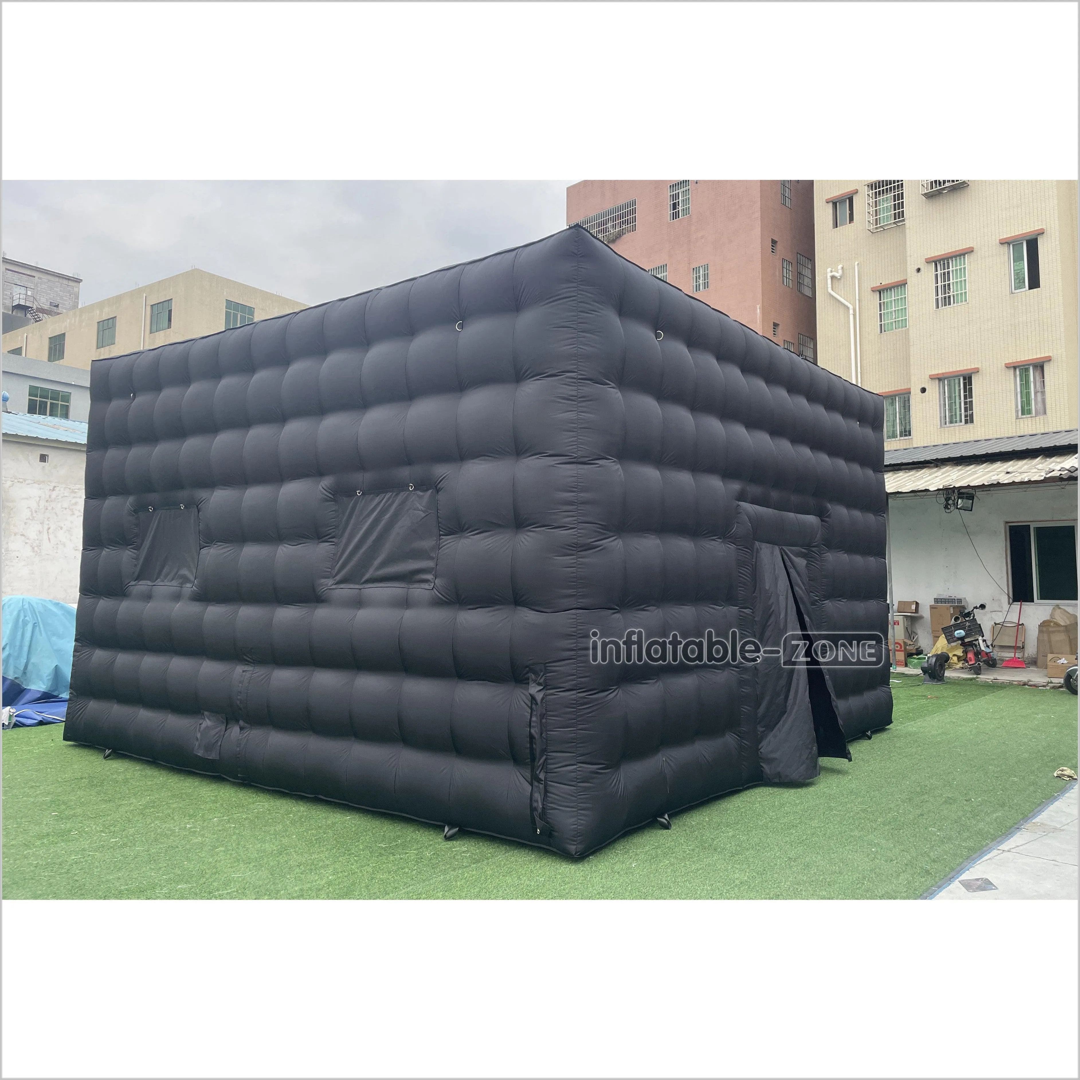 Outdoor Advertising Black Large Inflatable Camping Tent Inflatable Nightclub House Disco Tent For Party Event