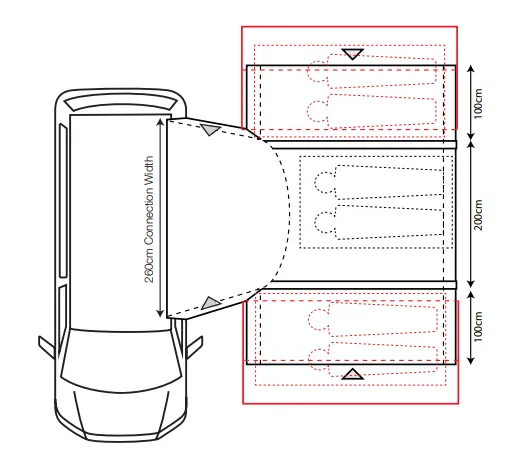 Outdoor Revolution Cayman Combo PC Low AIR Drive Away Awning