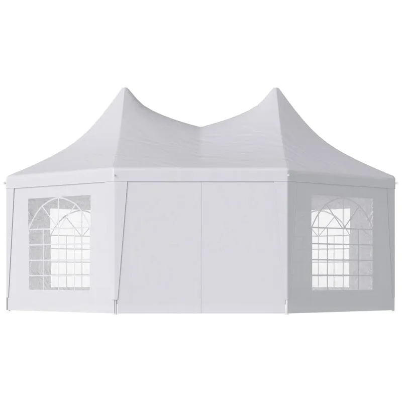 Outsunny 22' x 16' Large UV Resistant Octagonal 8-Wall Party Canopy Gazebo Tent - 01-0005-002