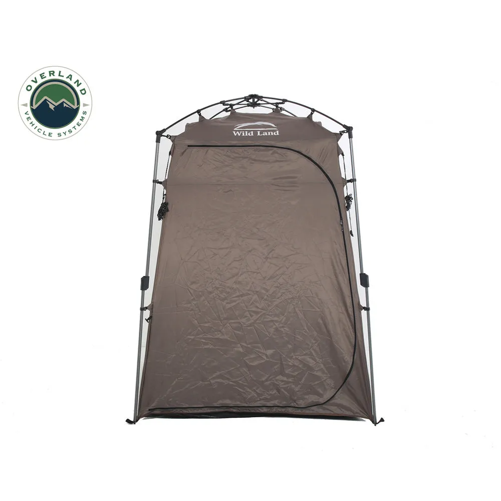 Overland Vehicle Tents - Wild Land Portable Privacy Room with Shower, Retractable Floor, & Amenity Pouches