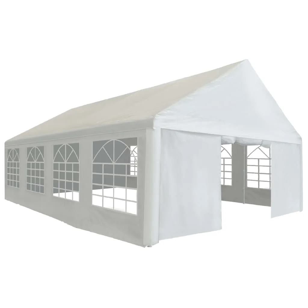 Party Tent PE 5x8 m White