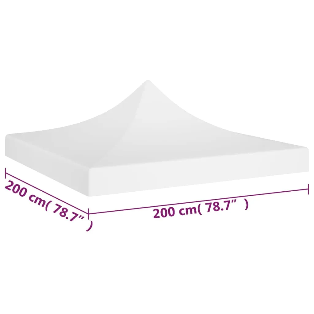 Party Tent Roof 2x2 m White 270 g/m²