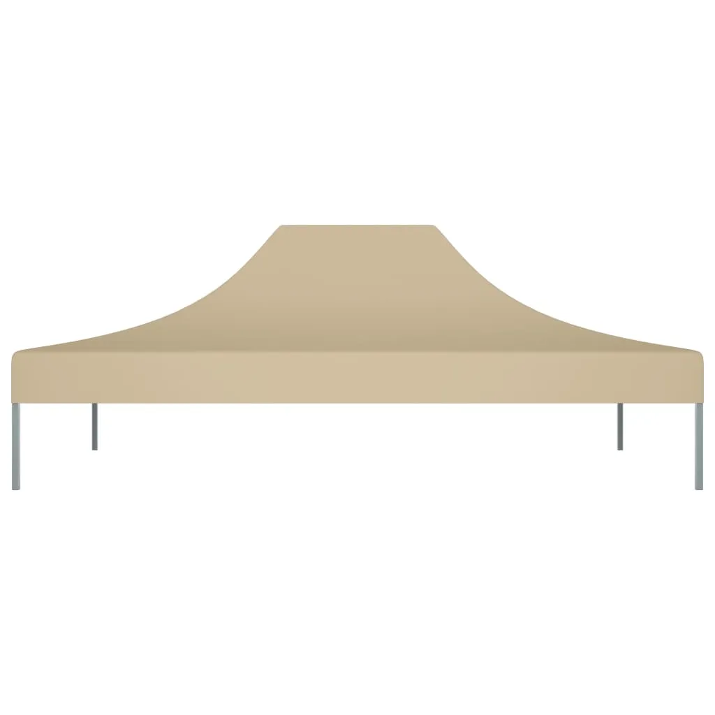 Party Tent Roof 4.5x3 m Beige 270 g/m²