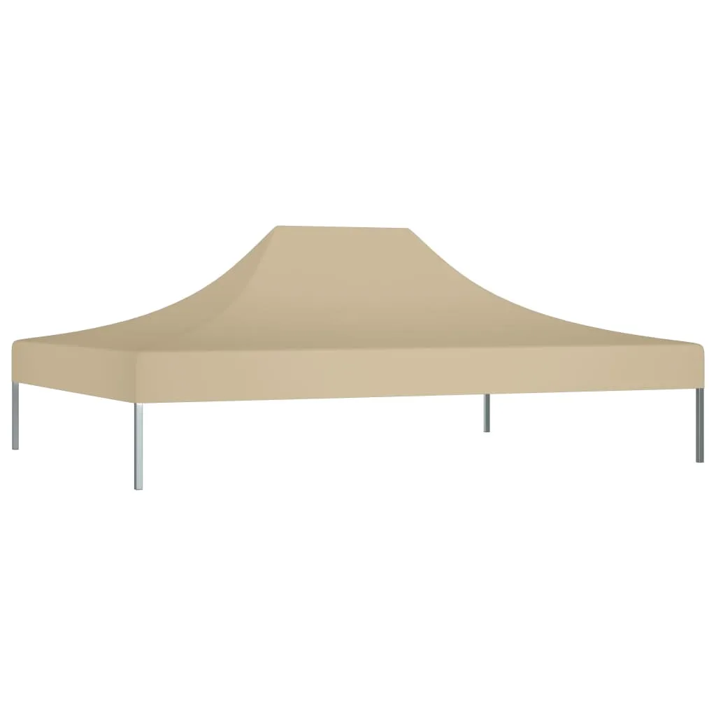 Party Tent Roof 4.5x3 m Beige 270 g/m²