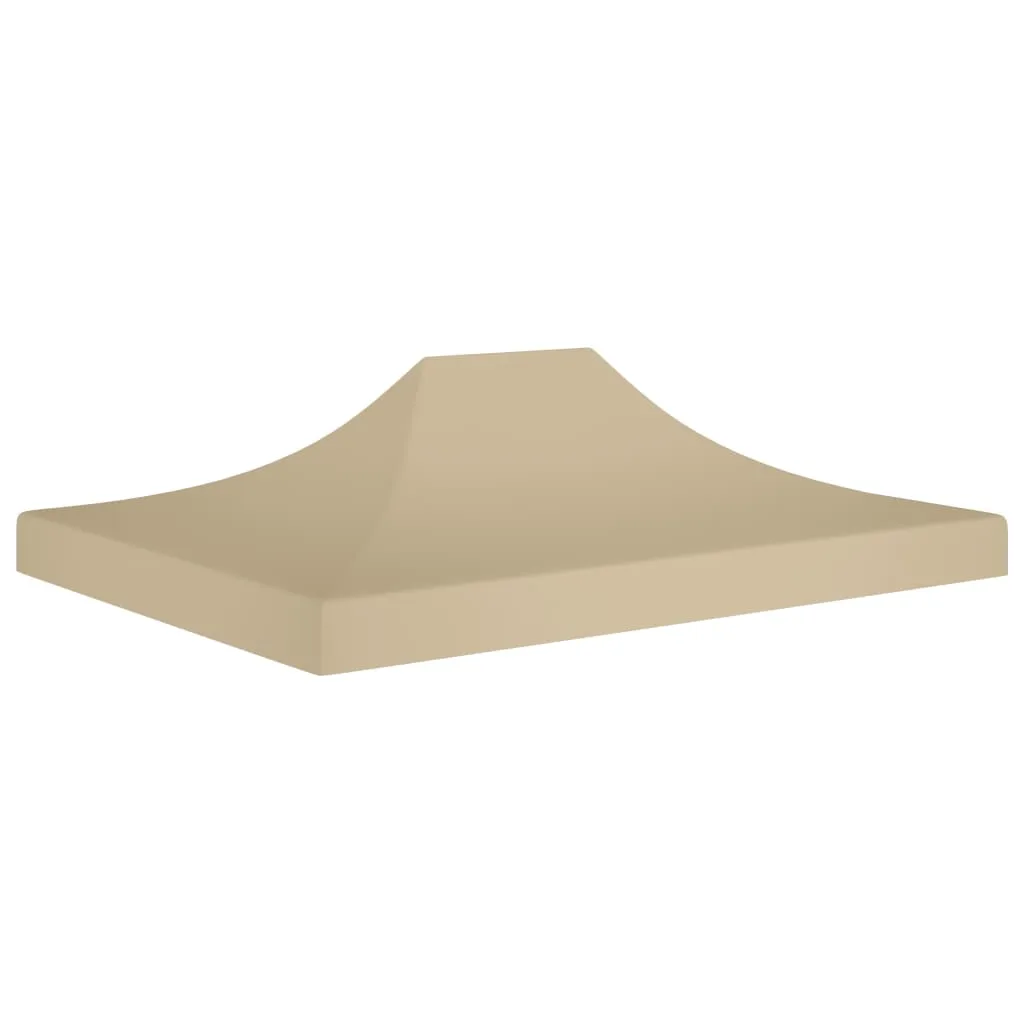 Party Tent Roof 4.5x3 m Beige 270 g/m²