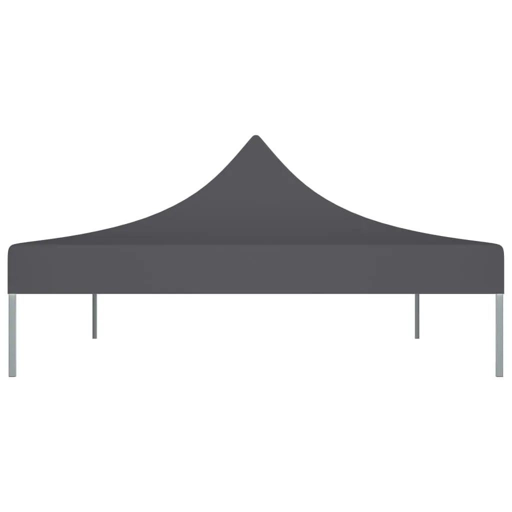 Party Tent Roof 4x3 m Anthracite 270 g/m²