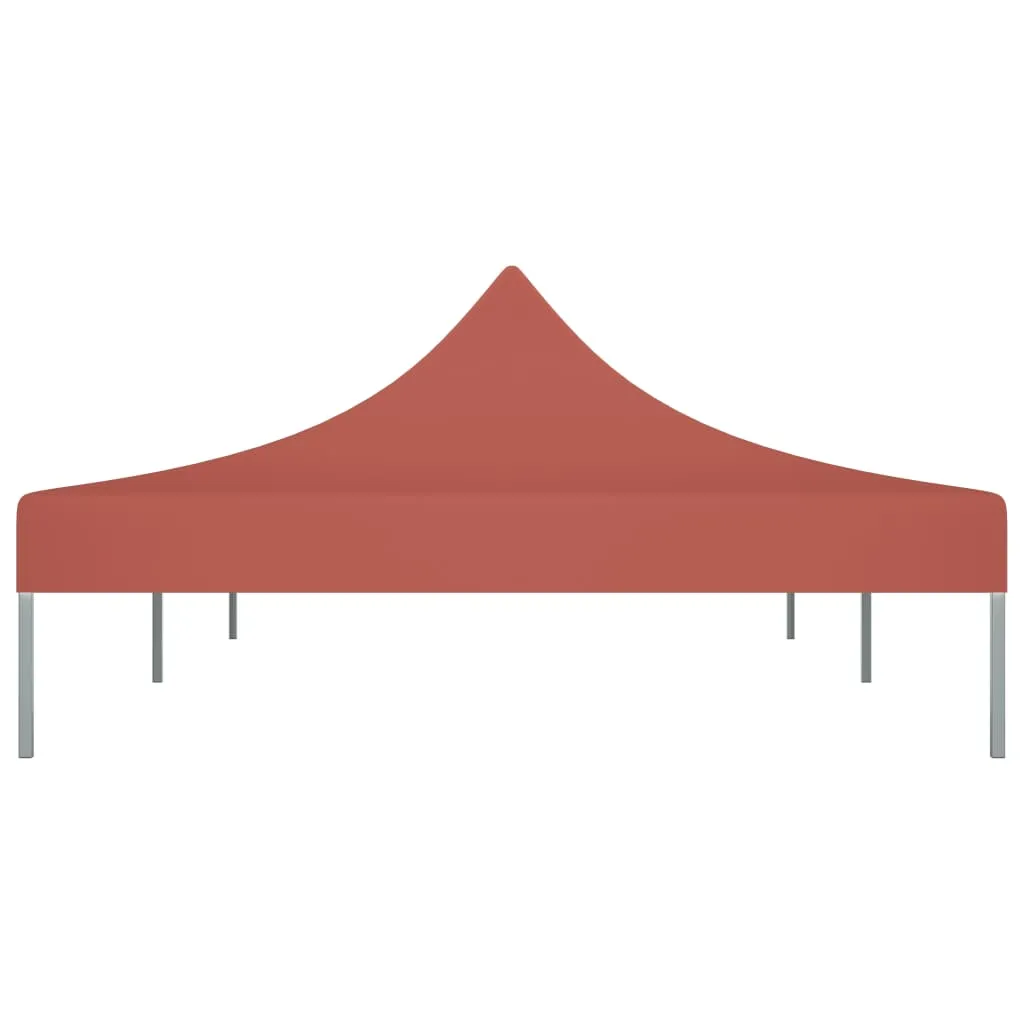 Party Tent Roof 6x3 m Terracotta 270 g/m²