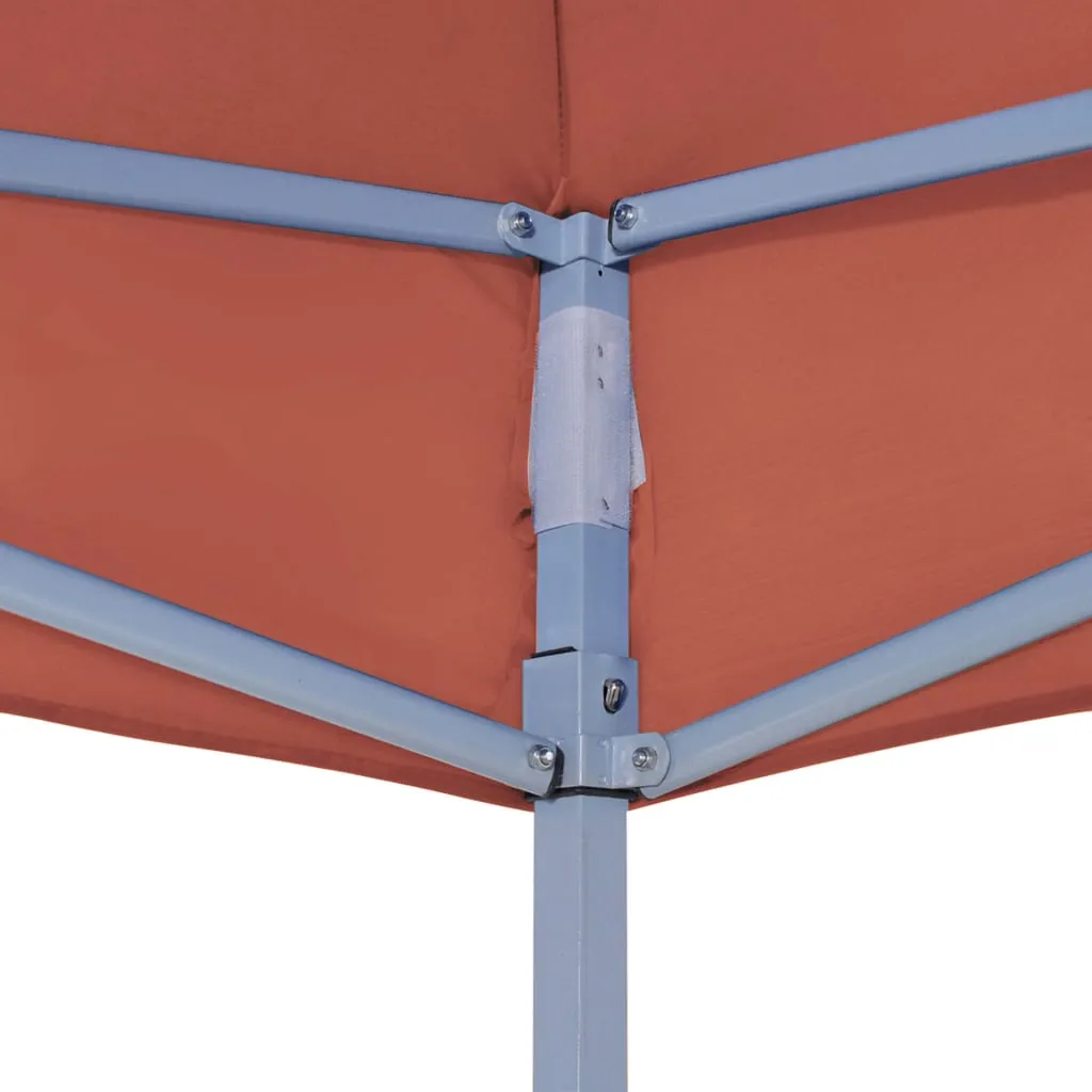 Party Tent Roof 6x3 m Terracotta 270 g/m²