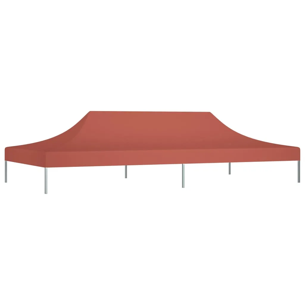 Party Tent Roof 6x3 m Terracotta 270 g/m²