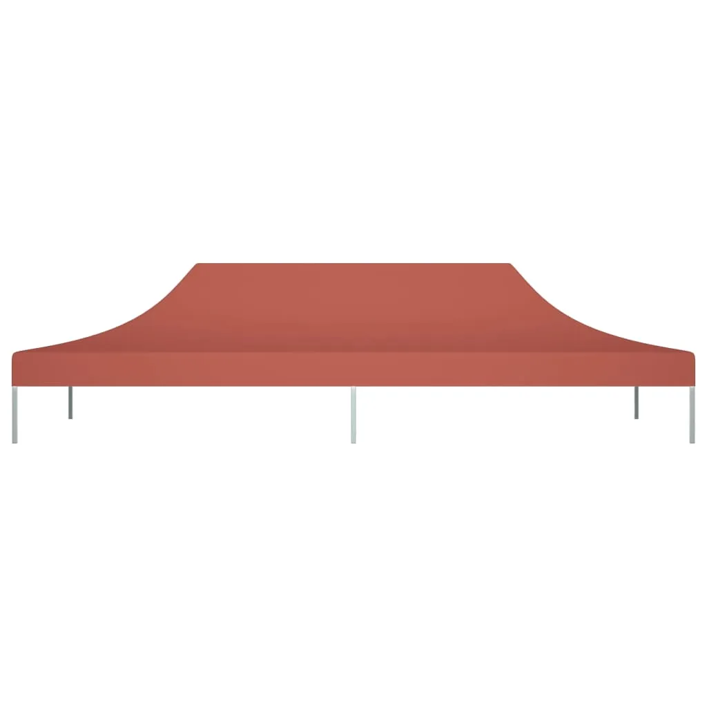 Party Tent Roof 6x3 m Terracotta 270 g/m²