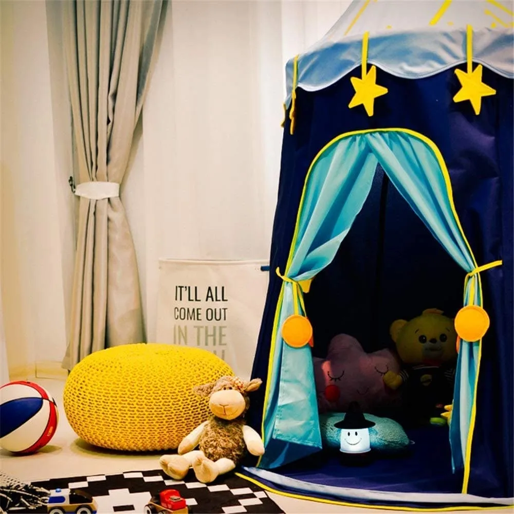 Playtime Foldable Tent House Starry Night - Blue