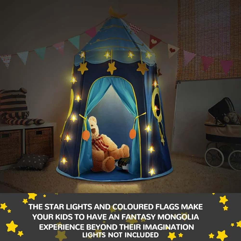 Playtime Foldable Tent House Starry Night - Blue