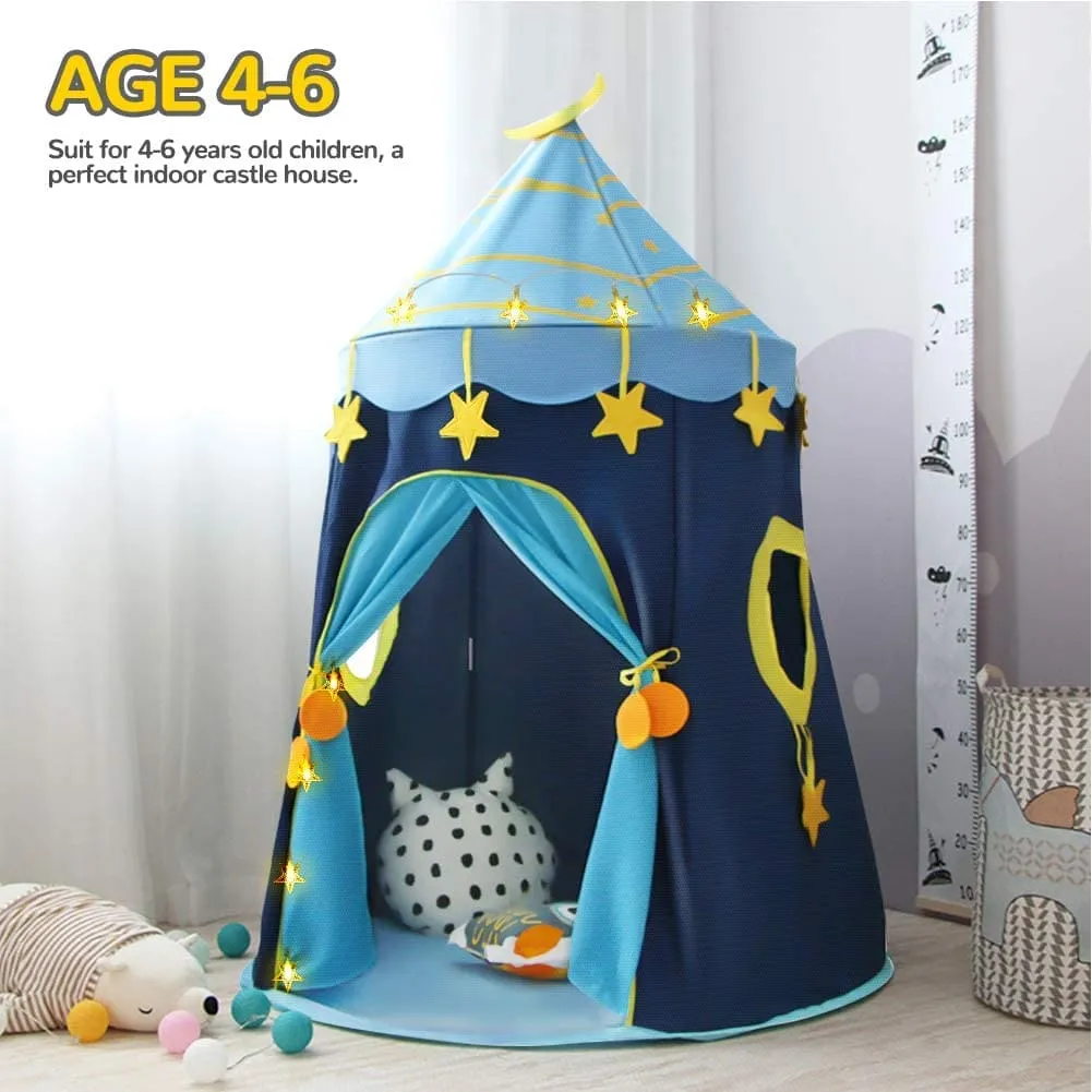 Playtime Foldable Tent House Starry Night - Blue