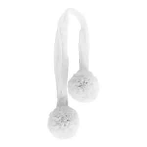 Pom Pom Garland White