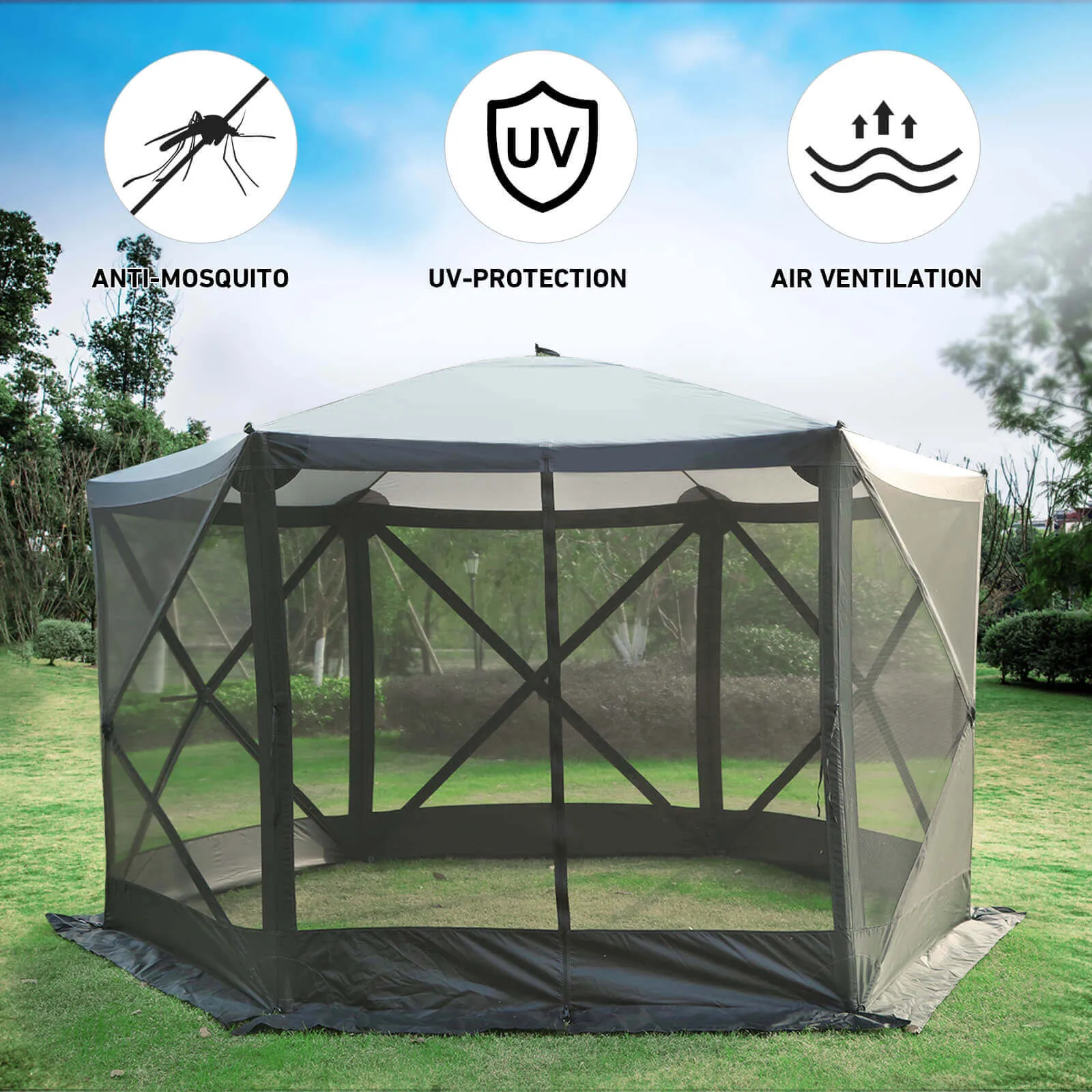 Pop Up Gazebo 11.5' x 10'