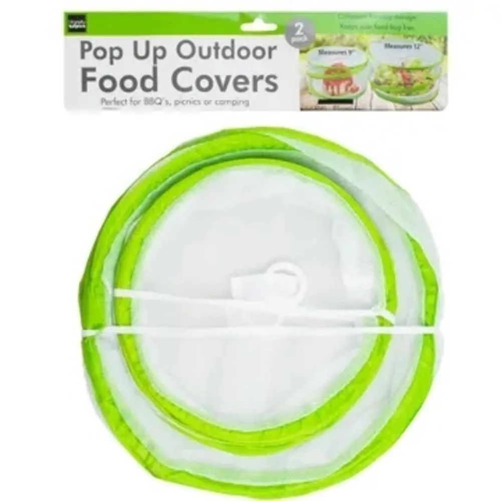 Pop Up Outdoor Food Cover Plate Cover Bowl Cover -2 Pack