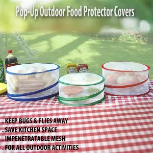 Pop-Up Outdoor Food Protector Covers