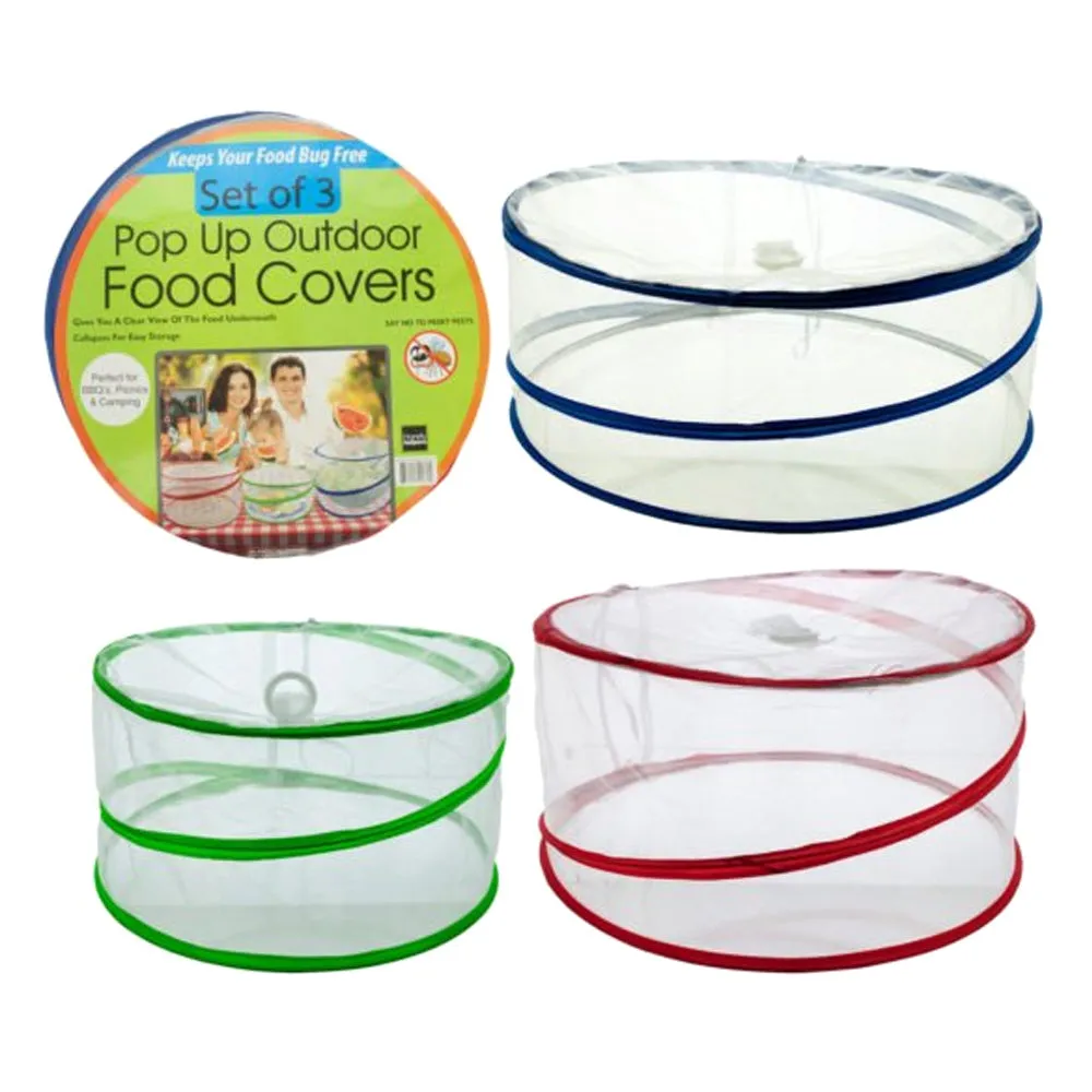 Pop-Up Outdoor Food Protector Covers