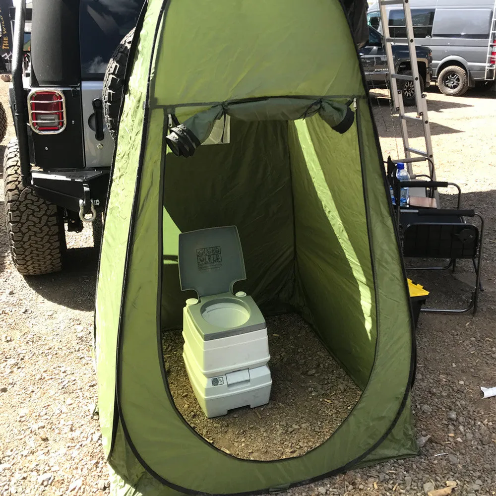 Portable Changing Room & 5 Gallon Portable Toilet