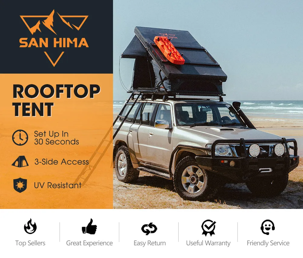 San Hima Kalbarri X Rooftop Tent Hardshell With Ladder Camping 4x4 4WD