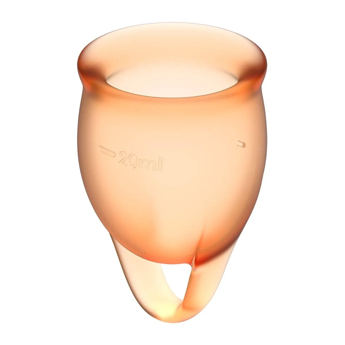 Satisfyer Feel Confident Menstrual Cups Orange