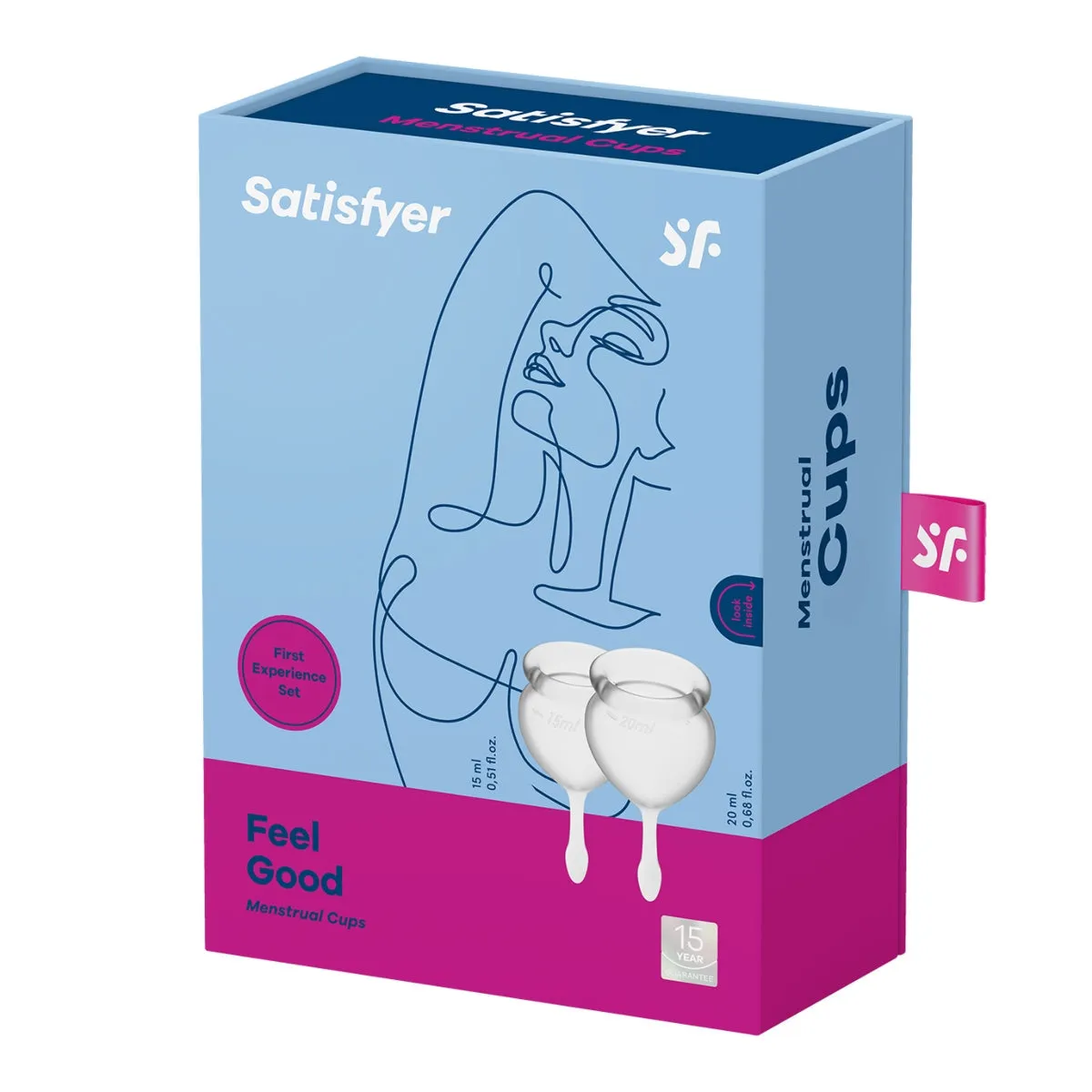 Satisfyer Feel Good Menstrual Cups Clear