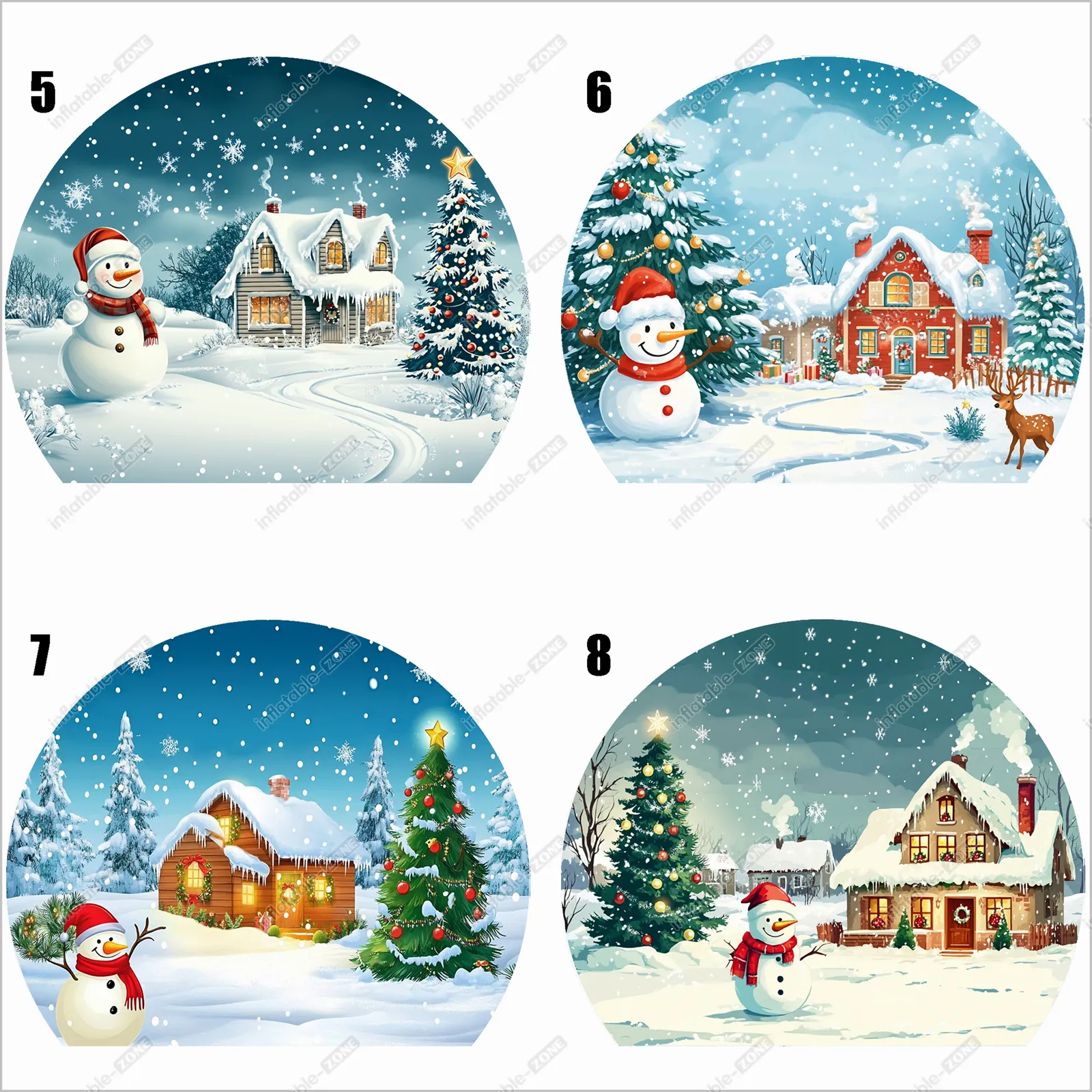 Snowman Globe Inflatable Dome Igloo Bubble Tent Christmas Snow Globes Photo Booth Near Me