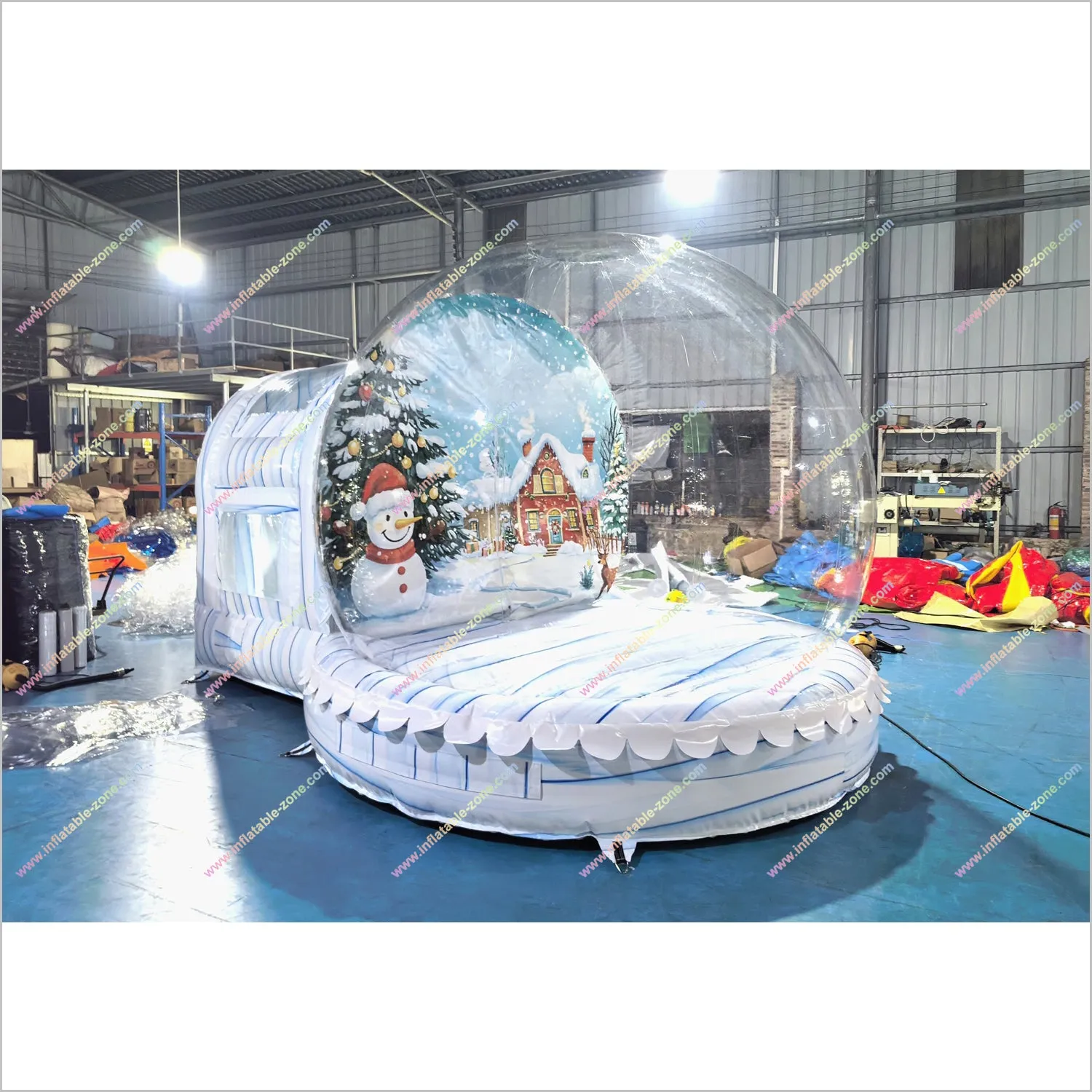 Snowman Globe Inflatable Dome Igloo Bubble Tent Christmas Snow Globes Photo Booth Near Me