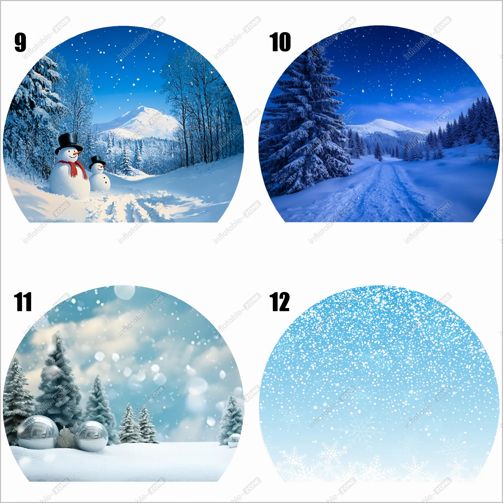 Snowman Globe Inflatable Dome Igloo Bubble Tent Christmas Snow Globes Photo Booth Near Me