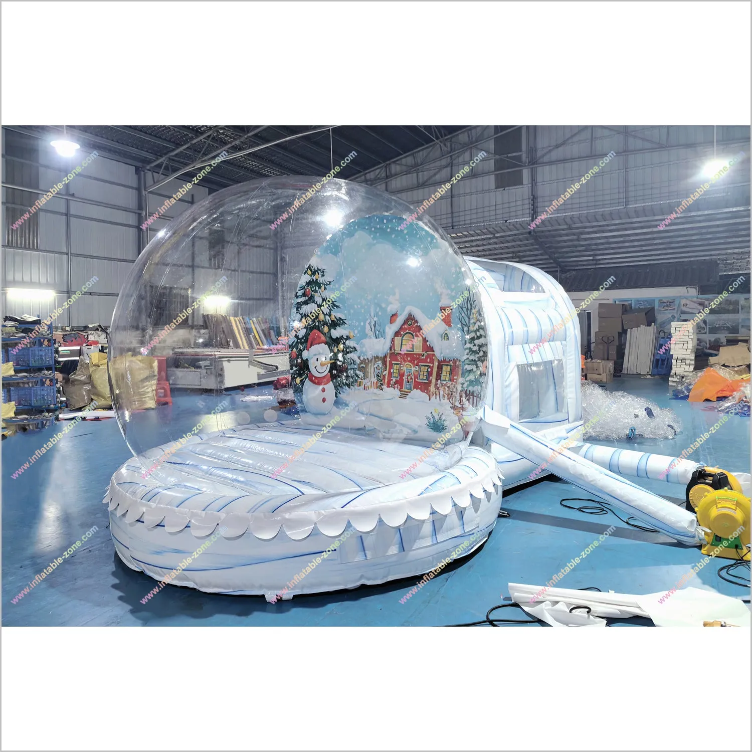 Snowman Globe Inflatable Dome Igloo Bubble Tent Christmas Snow Globes Photo Booth Near Me