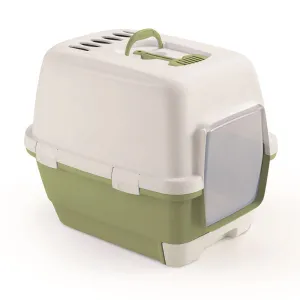 Stefanplast Cathy Clever & Smart Cat Litter Box Green