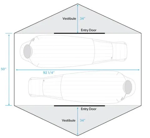 Stone Glacier Skyscraper 2 Person Tent