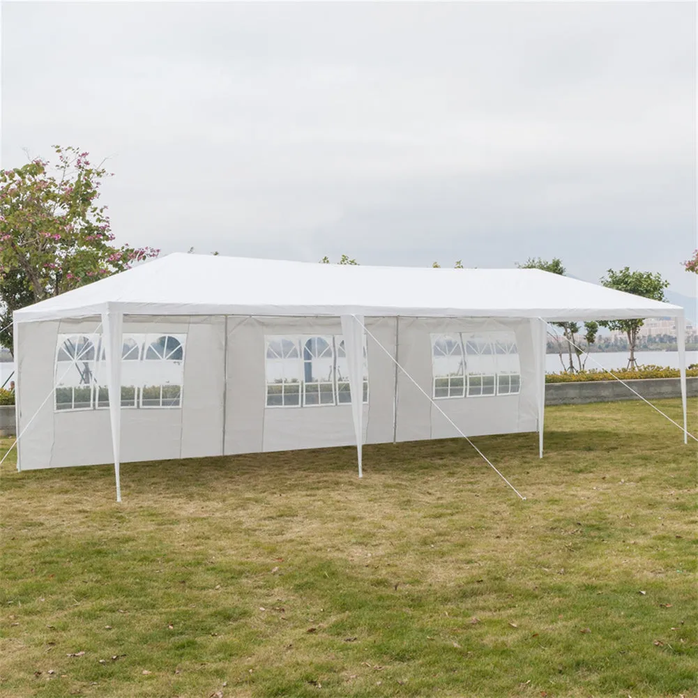 THBOXES Waterproof Tent with Spiral Tubes Five Sides Assembled Tent 3x9m