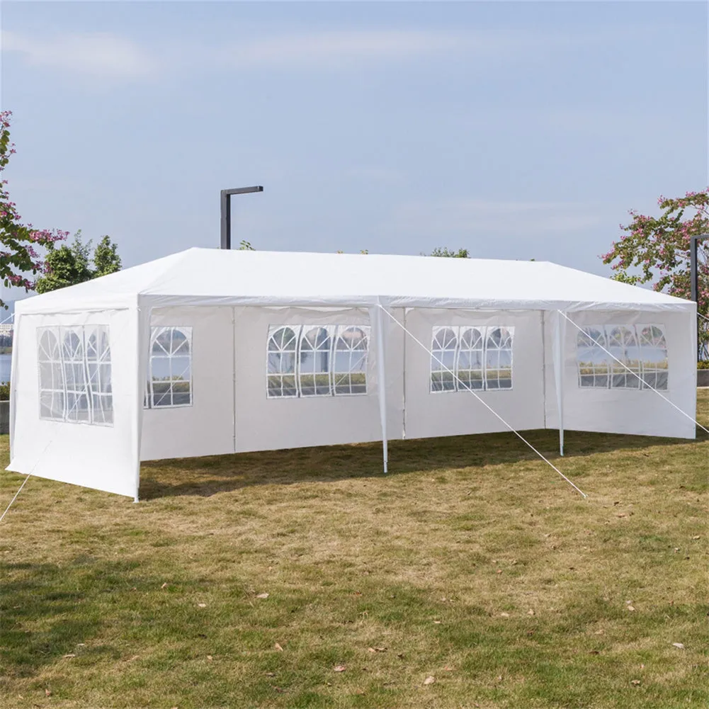 THBOXES Waterproof Tent with Spiral Tubes Five Sides Assembled Tent 3x9m