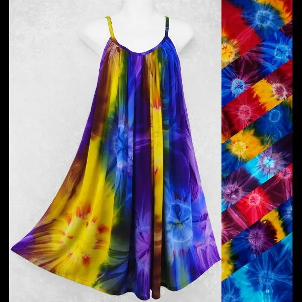 Tie-Dye Parachute Dress