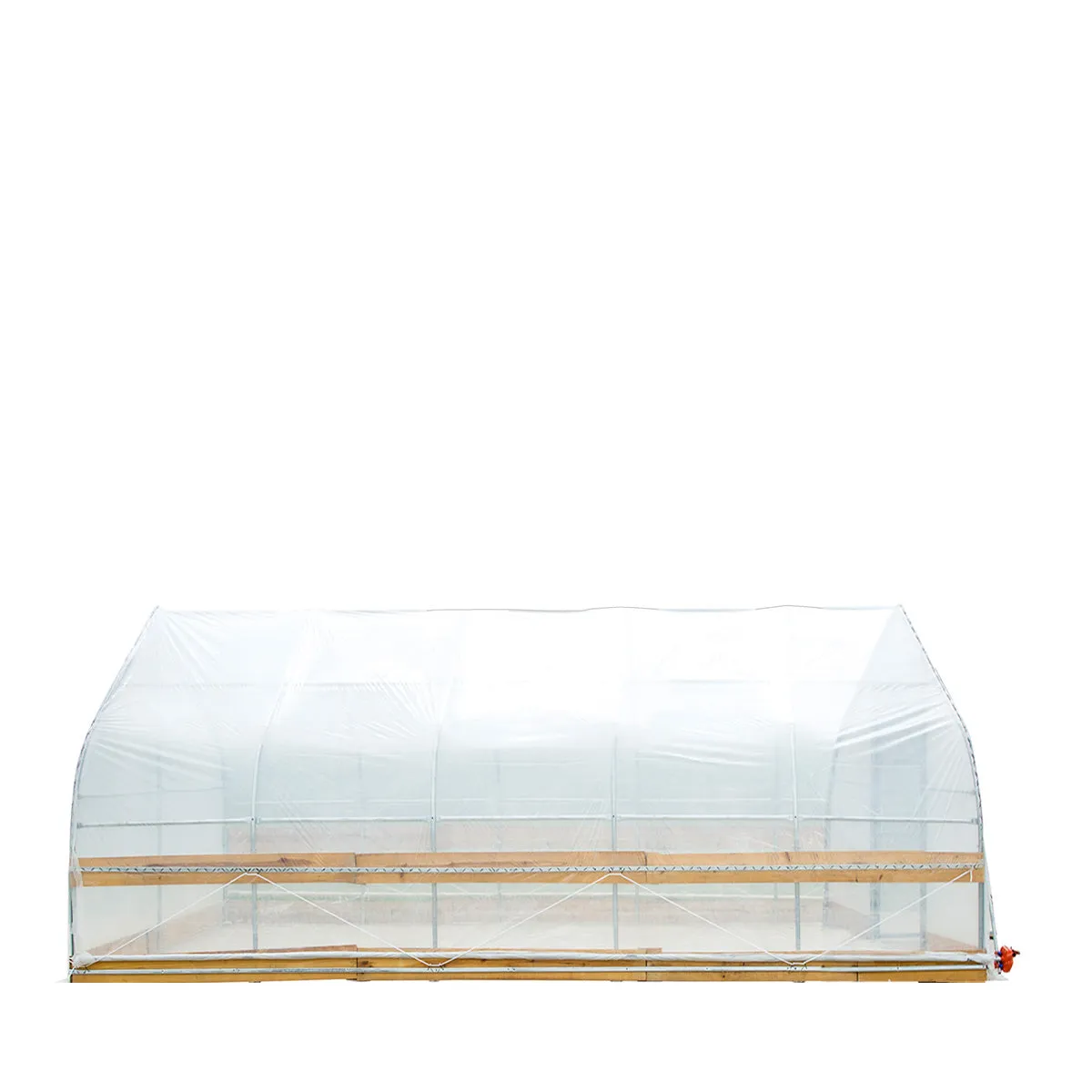 TMG Industrial 12’ x 20’ Tunnel Greenhouse Grow Tent w/6 Mil Clear EVA Plastic Film, Cold Frame, Hand Crank Roll-Up Sides, Peak Ceiling Roof, TMG-GH1220