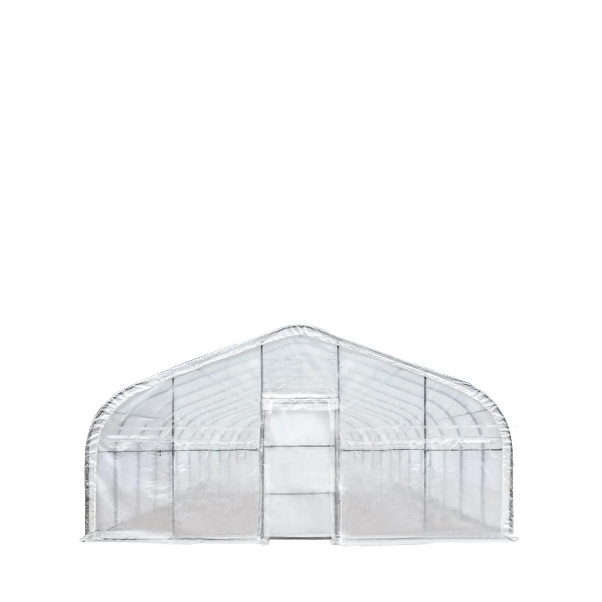 TMG Industrial 20’ x 60’ Tunnel Greenhouse Grow Tent w/12 Mil Ripstop Leno Mesh Cover, Cold Frame, Roll-up Windows, Peak Ceiling Roof, TMG-GH2060