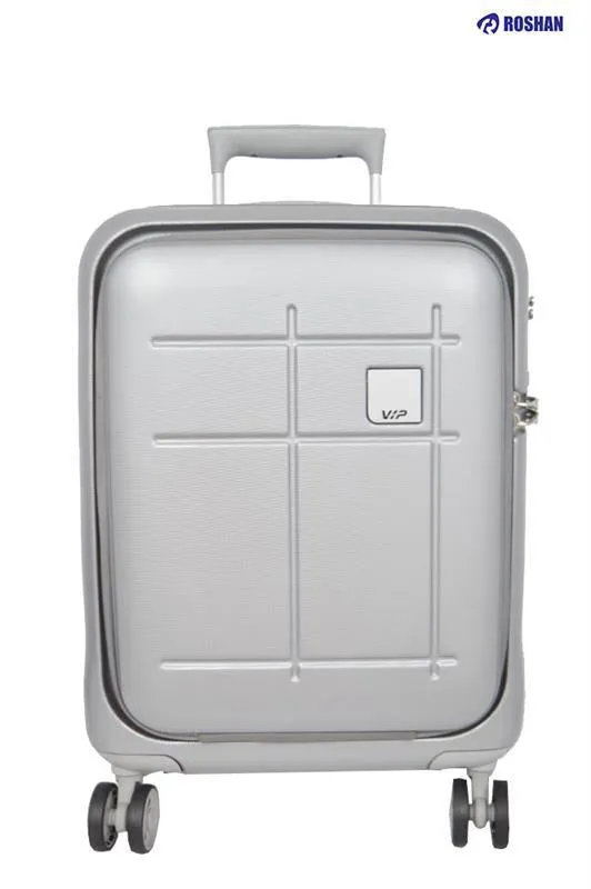 VIP Zorro Pro Laptop Strolly Cabin Luggage 27x47x69cm Medium Silver