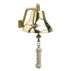 Weems And Plath 4" Brass Bell - w/Lanyard